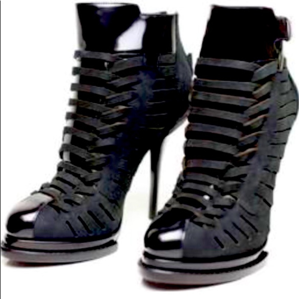 Alexander Wang Black Strappy Heels